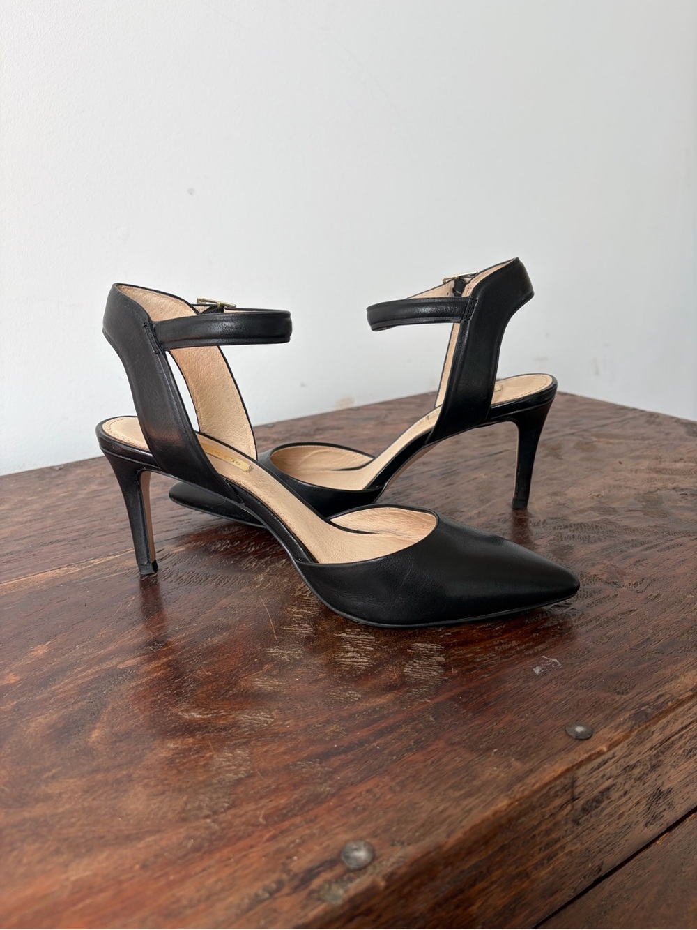 Louise et Cie black Kota Ankle Strap Pump
